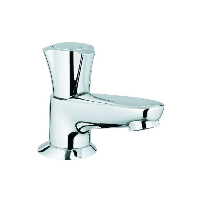 Grohe Costa Standventil 20404001 chrom, Gussauslauf, Markierung blau
