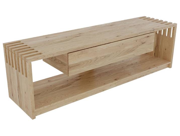 Linea Natura TV-Lowboard NOAM, eiche, Massivholz