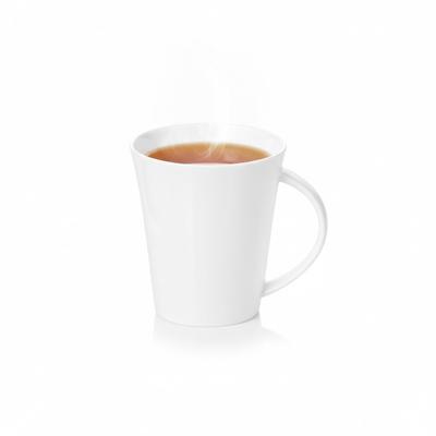 Wilmax England Wilmax Tasse 380 ml Weiß Porzellan für Kaffee und Tee, 2er Set