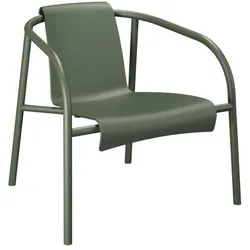 Nami Outdoor Lounge-Stuhl  olive grün