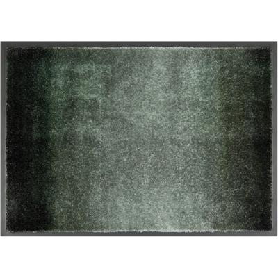 Fußmatte "Miami", grün, B:67cm H:7mm L:100cm, Kunstfaser, SCHÖNER WOHNEN-KOLLEKTION, Teppiche, Fußmatte, Türmatte, Schmutzfang, In und Outdoor, Sauberlauf, waschbar