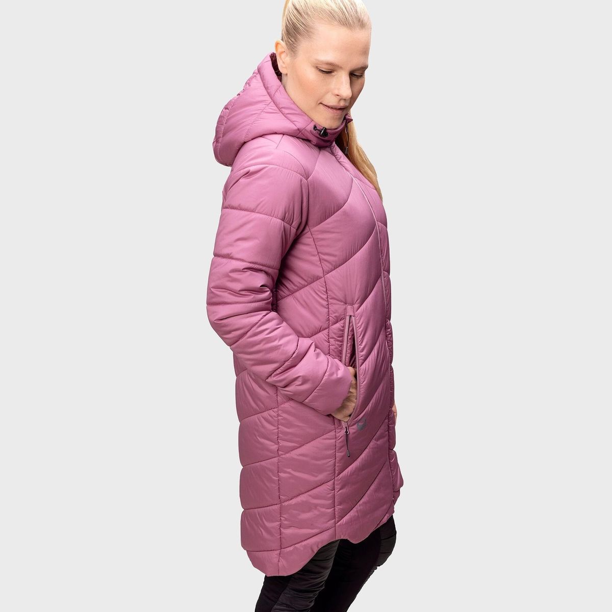 Halti Komu Long W Thermal Jacket bordeaux mauve (E67) 36 067-0041-E67-36