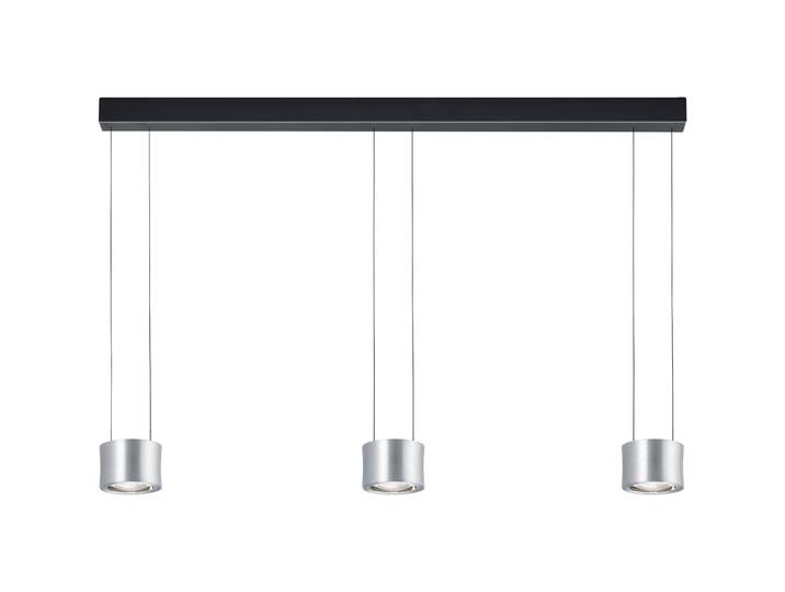 Bankamp Designer-Pendellampe Impulse Nickel matt mit Chrom abgesetzt Nickel 3720 lm Dimmbar B 120 cm - LED - Lichtfarbe: Extra warmweiss - LED Energiesparlampen