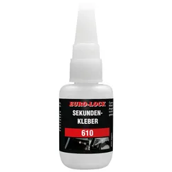 Sekundenkleber universal EURO-LOCK E 610, 20g Dosierflasche