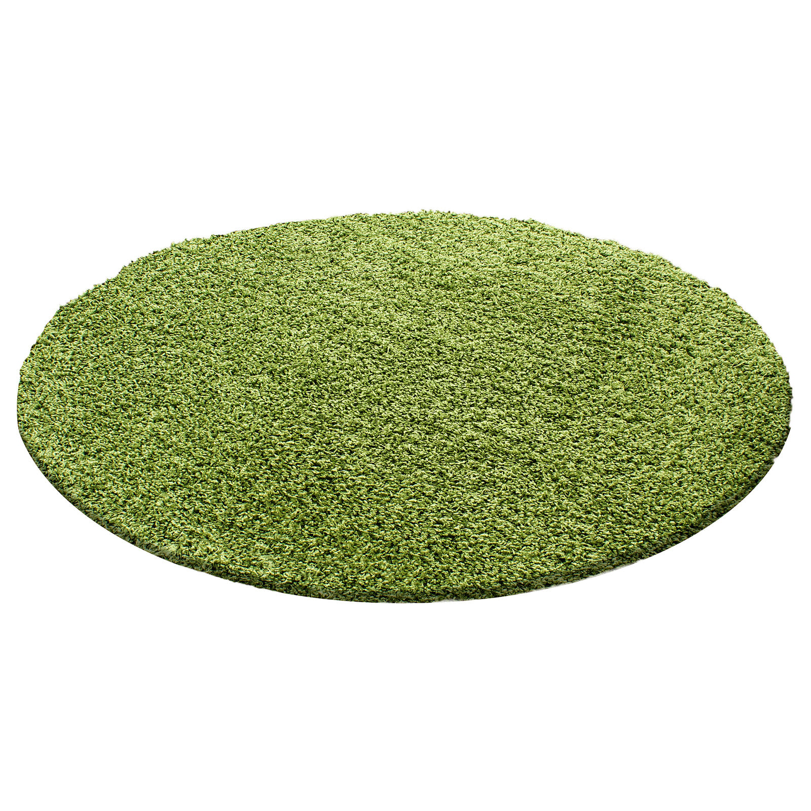 home24 Hoogpolig vloerkleed Life rond Ø 80 cm groen