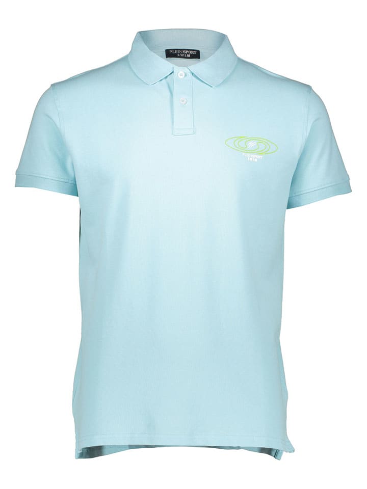 Plein Sport Poloshirt in Hellblau - M