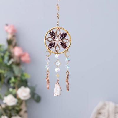 Uplifted Finds Crystal Butterfly Suncatcher Wind Chime   Hanging Prism Window Pendant 6