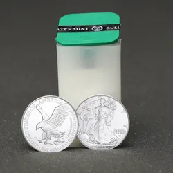 Silbermünze 20 x 1oz "American Eagle" aktueller Jahrgang Tube (USA)