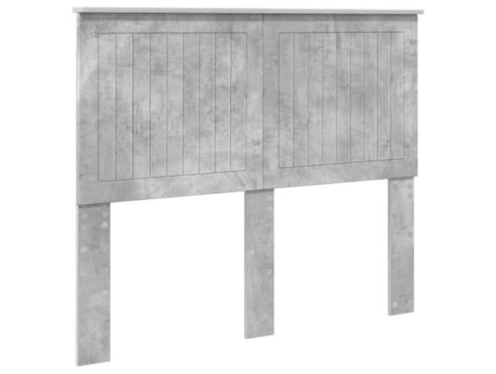Makastle Kopfteil Beton Grau Holzwerkstoff 138x100 cm Minimalistisches Design