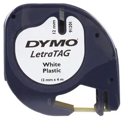 DYMO LetraTag Schriftbandkassette, Kunststoff, 12 mm x 4 m