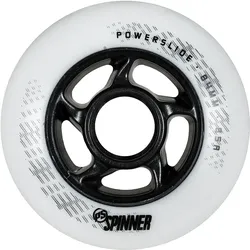 POWERSLIDE SPINNER 3er Rollenset 2026 white - 110mm/88a