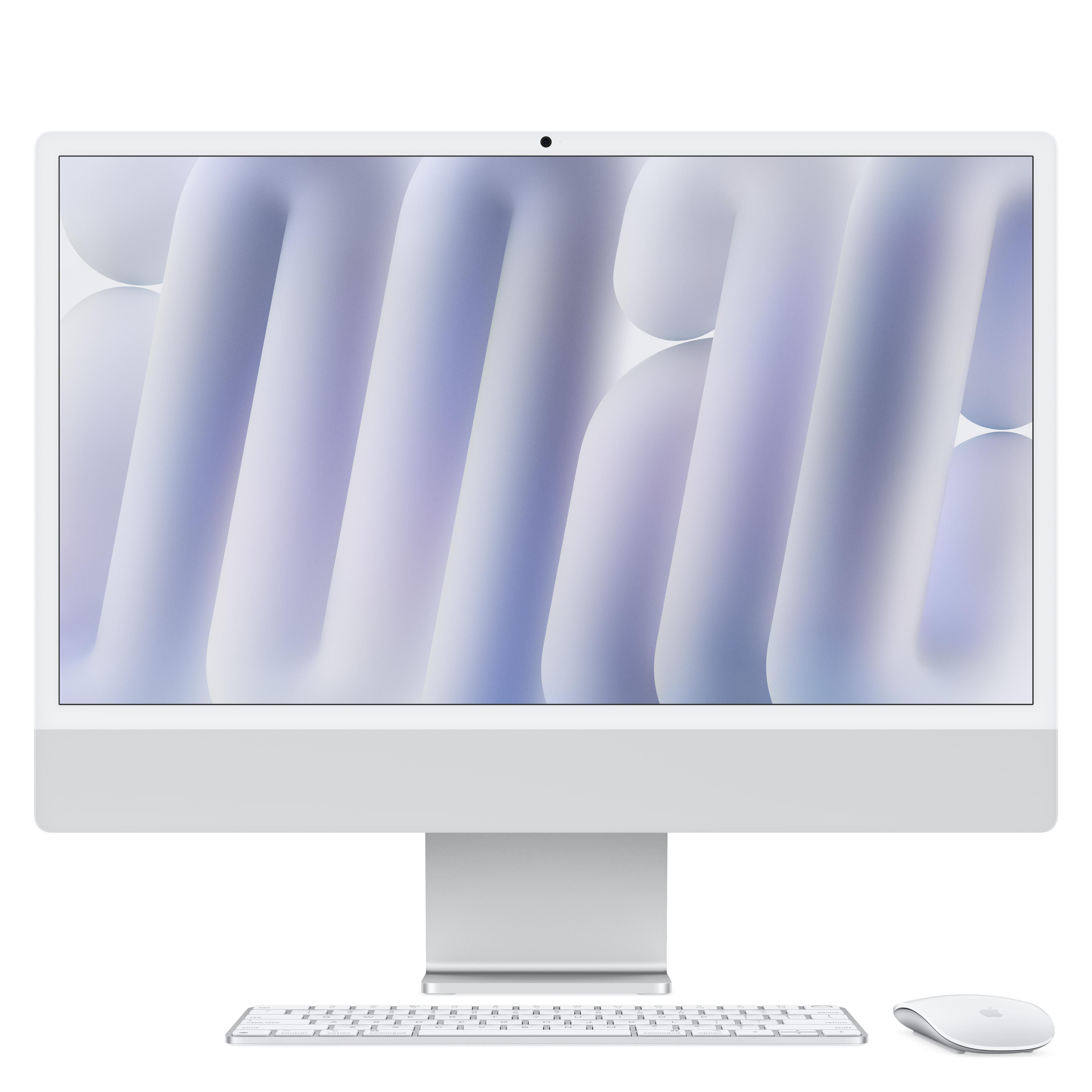Apple iMac 24" Retina 4,5K 2024 M4/24/256GB 10C GPU Silber BTO