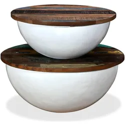 vidaXL, Couchtisch + Beistelltisch, Wamonar (2 Stück) (60 x 27 x 27 cm)