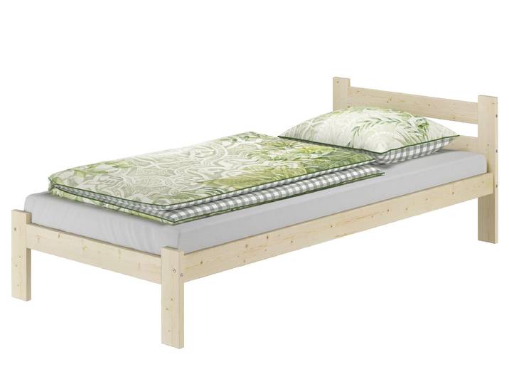 Unbehandeltes Holzbett Futonbett 90 x 200 cm Fichte