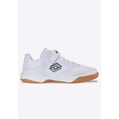 Hallenschuh LOTTO, Mädchen, Gr. 34, atmungsaktiv, weiß, schwarz, Mesh, Synthetik, Schuhe Hallenschuh
