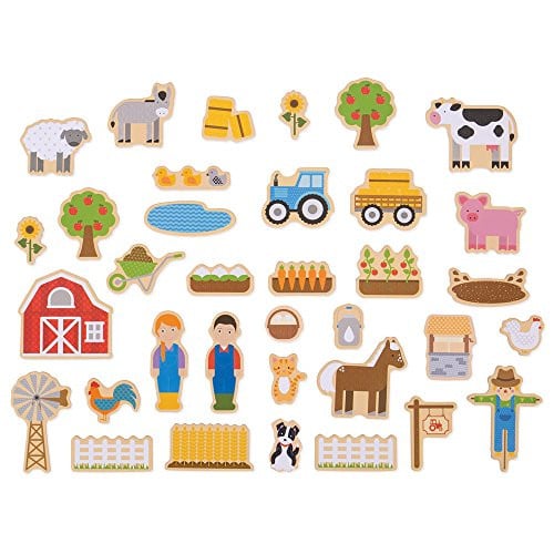 Bigjigs Toys Magnetische boerderij set - Educatief speelgoed voor kinderen