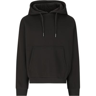 Sweatshirt NOU "Regent jr. V2", Jungen, Gr. 128, schwarz, 60% Baumwolle, 40% Polyester, unifarben, ohne Ausschnitt, Sweatshirts Sweatshirt, mit atmungsaktiver Eigenschaft
