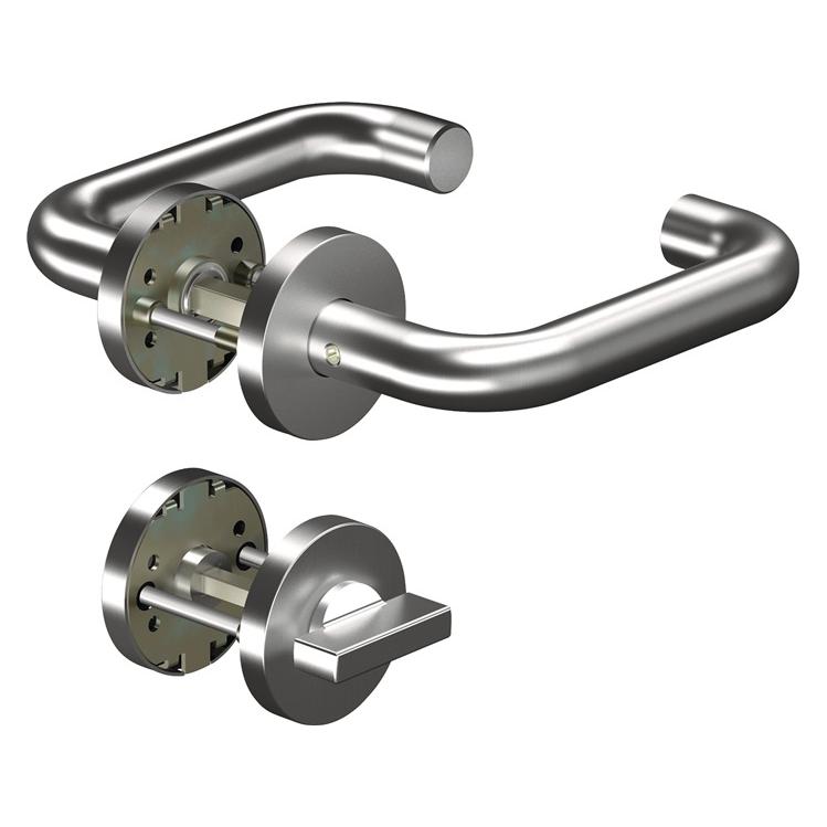 Ogro Rosettengarnitur CORE8100 8mm / 6501 / 7122 WC ER Edelstahl ER U-Form WC DIN links / rechts D/D (90050064682)