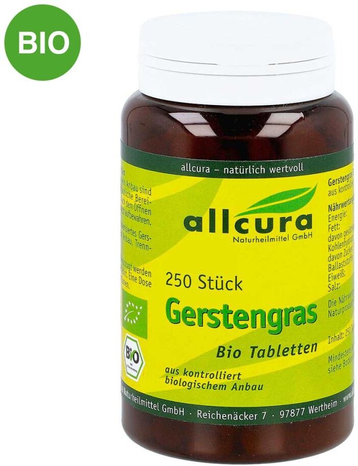 Gerstengras Tabletten Bio 250stk