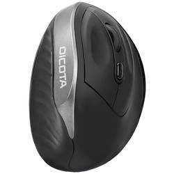 Dicota RELAX Ergonomische Maus Kabellos Optisch Schwarz 5 Tasten 800 dpi, 1200 dpi, 1600 dpi Ergonomisch D31981