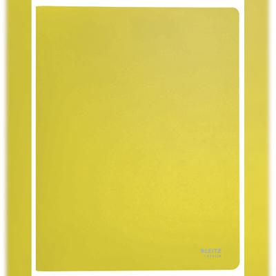 LEITZ Sichtbuch Recycle, A4, PP, 40 Hüllen, klimaneutral, gelb