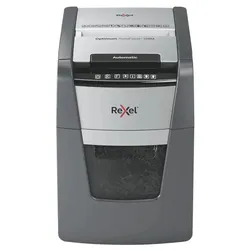 Rexel AutoFeed+ 100M Aktenvernichter Kreuzschreddern 55 dB 22 cm Schwarz, Grau