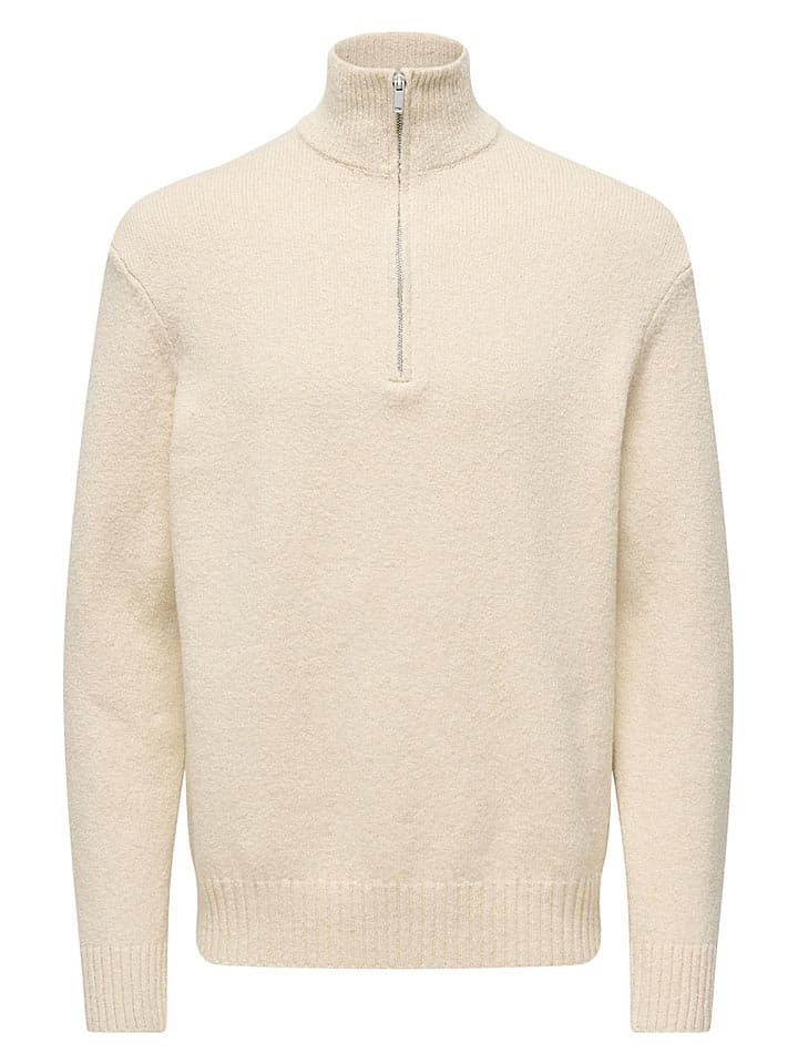 ONLY & SONS Pullover "James" in Creme - M
