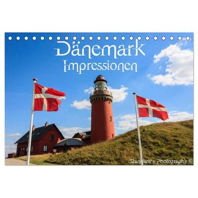 Dänemark Impressionen (Tischkalender 2026 DIN A5 quer), CALVENDO Monatskalender