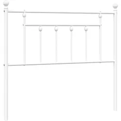 vidaXL Kopfteil Metall Weiß 107 cm