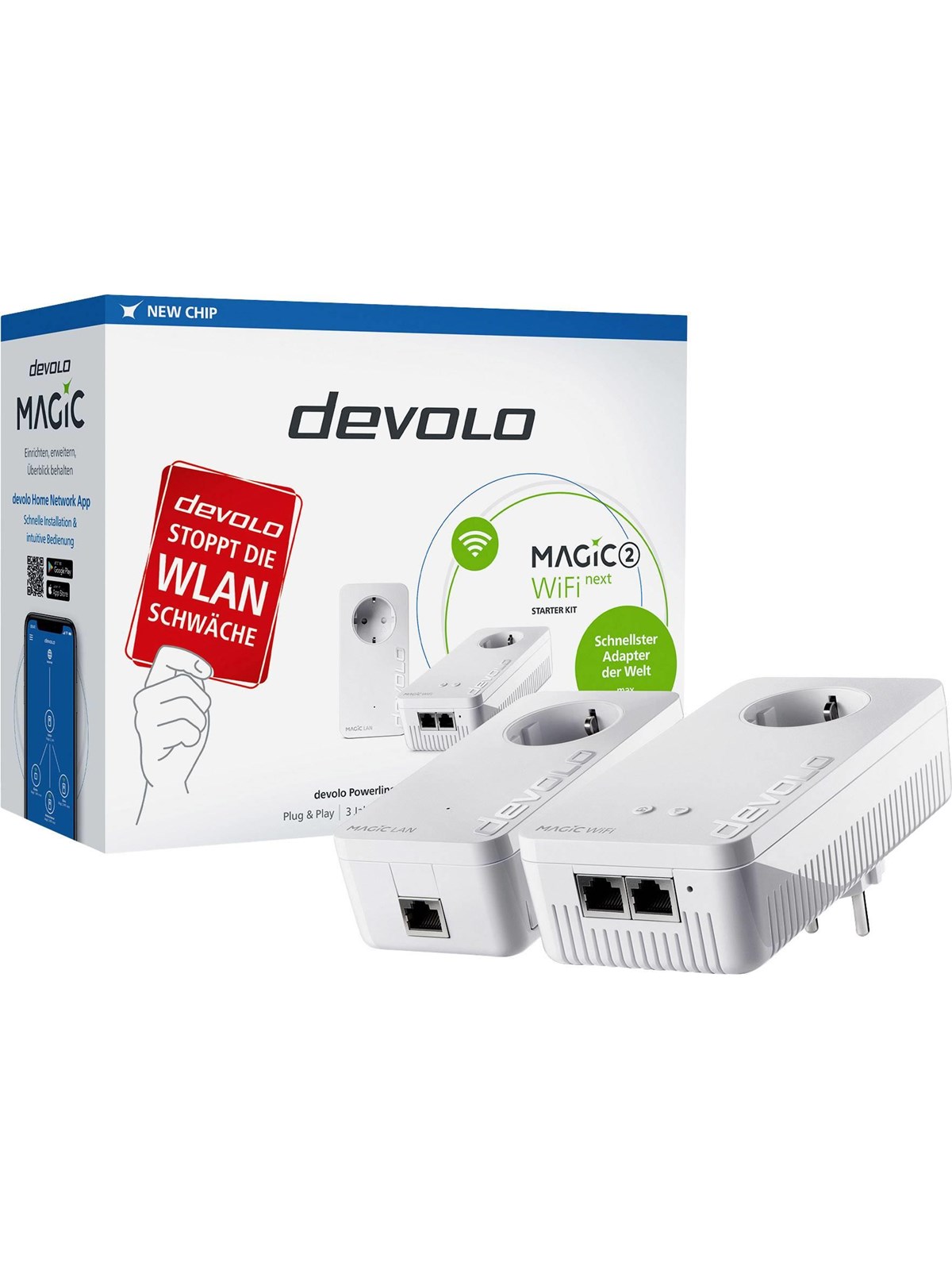 devolo Magic 2 LAN Triple Starter Kit Homeplugs