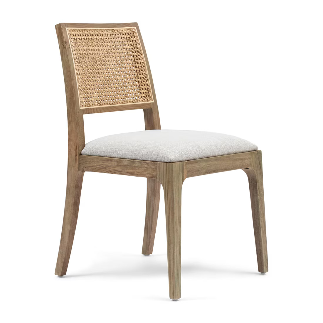 Rivièra Maison Eetkamerstoel Corviglia Iepenhout en Webbing Fabulous Flax