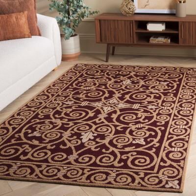 Safavieh Hand-hooked Chelsea Cherrelle Country Oriental Wool Rug