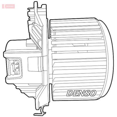 Denso Innenraumgebläse [Hersteller-Nr. DEA09070] für Fiat