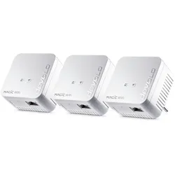 Devolo Kit Multiroom Mini Mesh WiFi Magic 1 (100 Mbit/s), Powerline, Weiss