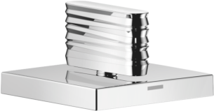Dornbracht Cl.1 Seitenventil 20001706-00 linksschließend, warm, WAVES-Struktur, chrom