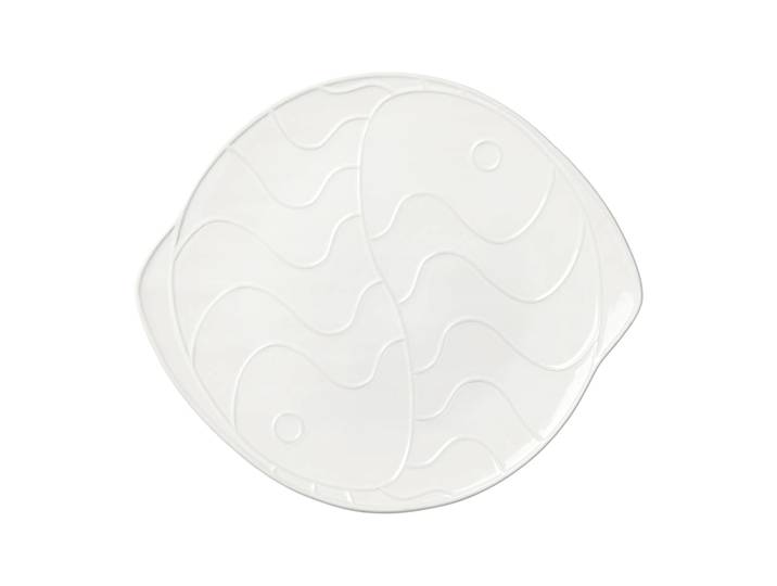 Broste Copenhagen Plat Pesce 30x34,6 cm Transparent white