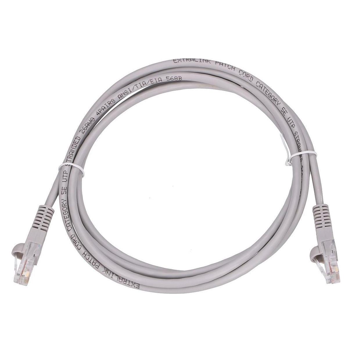Extralink EX.7676 Netzwerkkabel U/UTP (UTP) (U/UTP, CAT5e, 2 m) (EX.7676)
