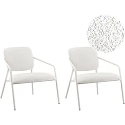 SESSEL 2er-Set Cremeweiß Loa