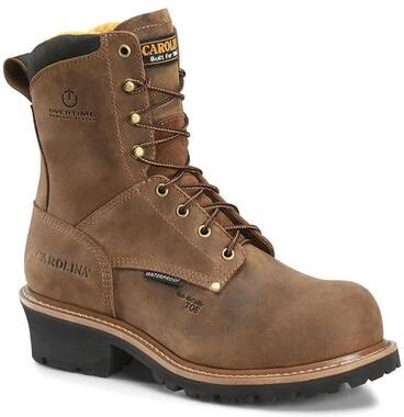 Carolina Poplar WP Composite Toe - Mens 8 Brown Boot E2