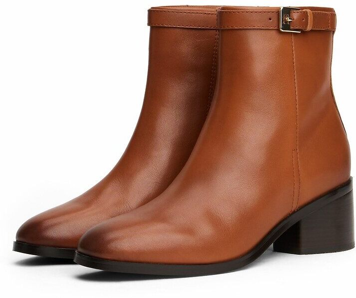 TOMMY HILFIGER Bottines à talon en cuir