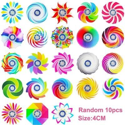Useful Little Things 10 Pack Fidget Spinners Stress Relief Toy Set For Kids And Adults 10pcs Random Design