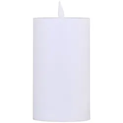 Chic Antique LED Blockkerze Outdoor, H30/D10 cm, weiss