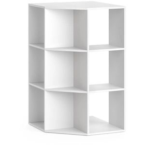 Vicco Bücherregal Luigi, weiß, Kinderregal aus Holz, 9 Fächer, 64 x 108 x 64cm