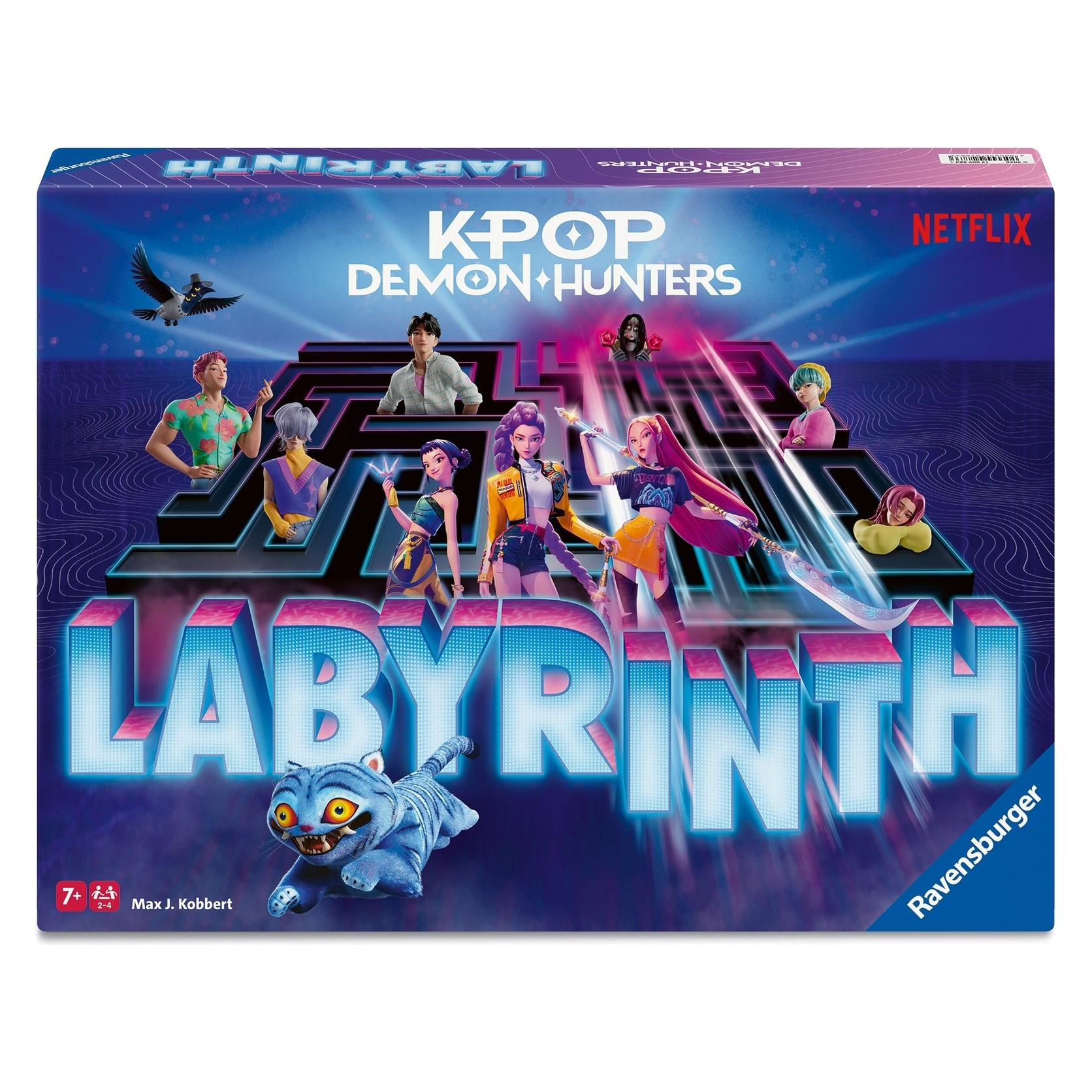 Ravensburger K-Pop Demon Hunters - Das Labyrinth-Brettspiel mit wechselnden Levels (Multilingual, 2 - 4 Spieler) (12002883)