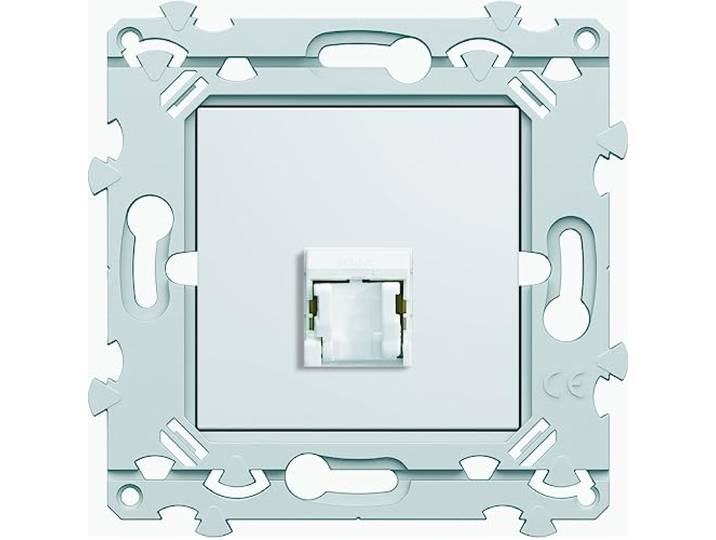prise rj45 - catégorie 6 - ftp - pure - hager essensya we224