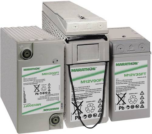 GNB Marathon EXIM6V200FT NAMF060200HM0FB Bleiakku 6V 200Ah Blei-Vlies (AGM) (B x H x T) 132 x 250 x 361mm M6-Schraubanschluss