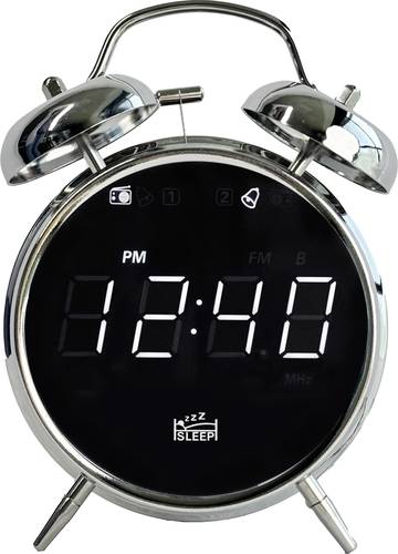 Silva Schneider URW 240 Radiowecker UKW, USB Weckfunktion Chrom-Schwarz