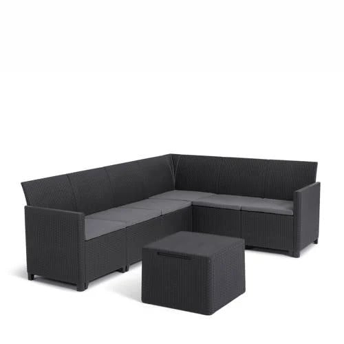 Keter loungeset Claire L-vorm voor tuin en terras