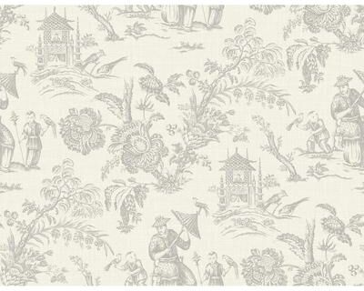 Seabrook Designs Colette Chinoiserie Nonwoven Unpasted Wallpaper