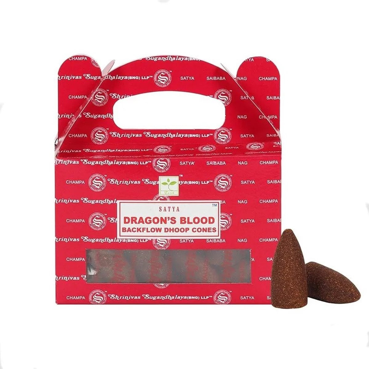 Satya Dragon's Blood Backflow Wierookkegels